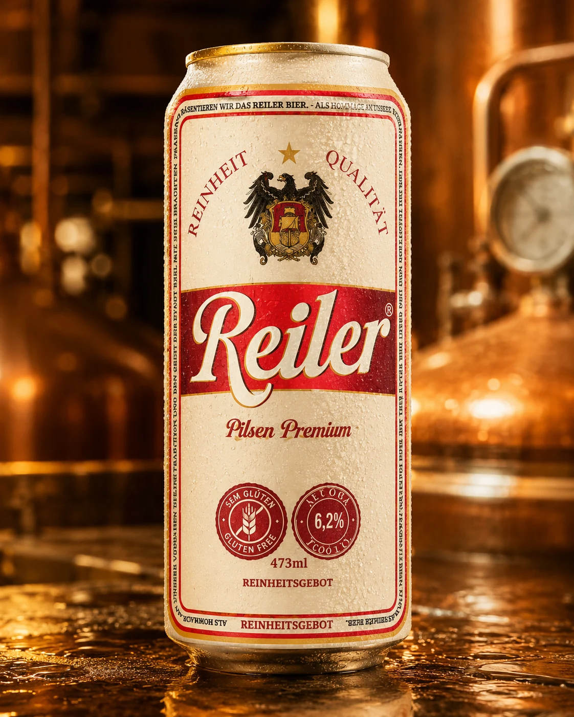 Lata Reiler Pilsen Premium 473ml